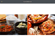 Tablet Screenshot of curryandcrust.com